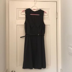 Pottery's Pot navy A-line dress